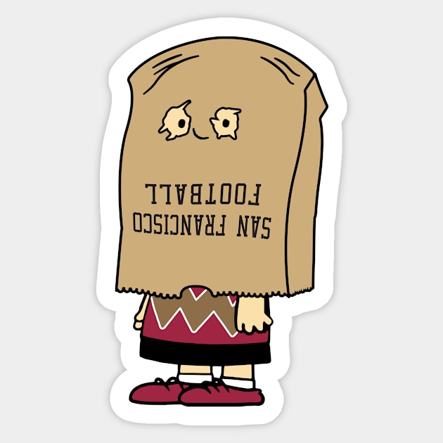 San Francisco Bag Of Shame Sticker by unsportsmanlikeconductco